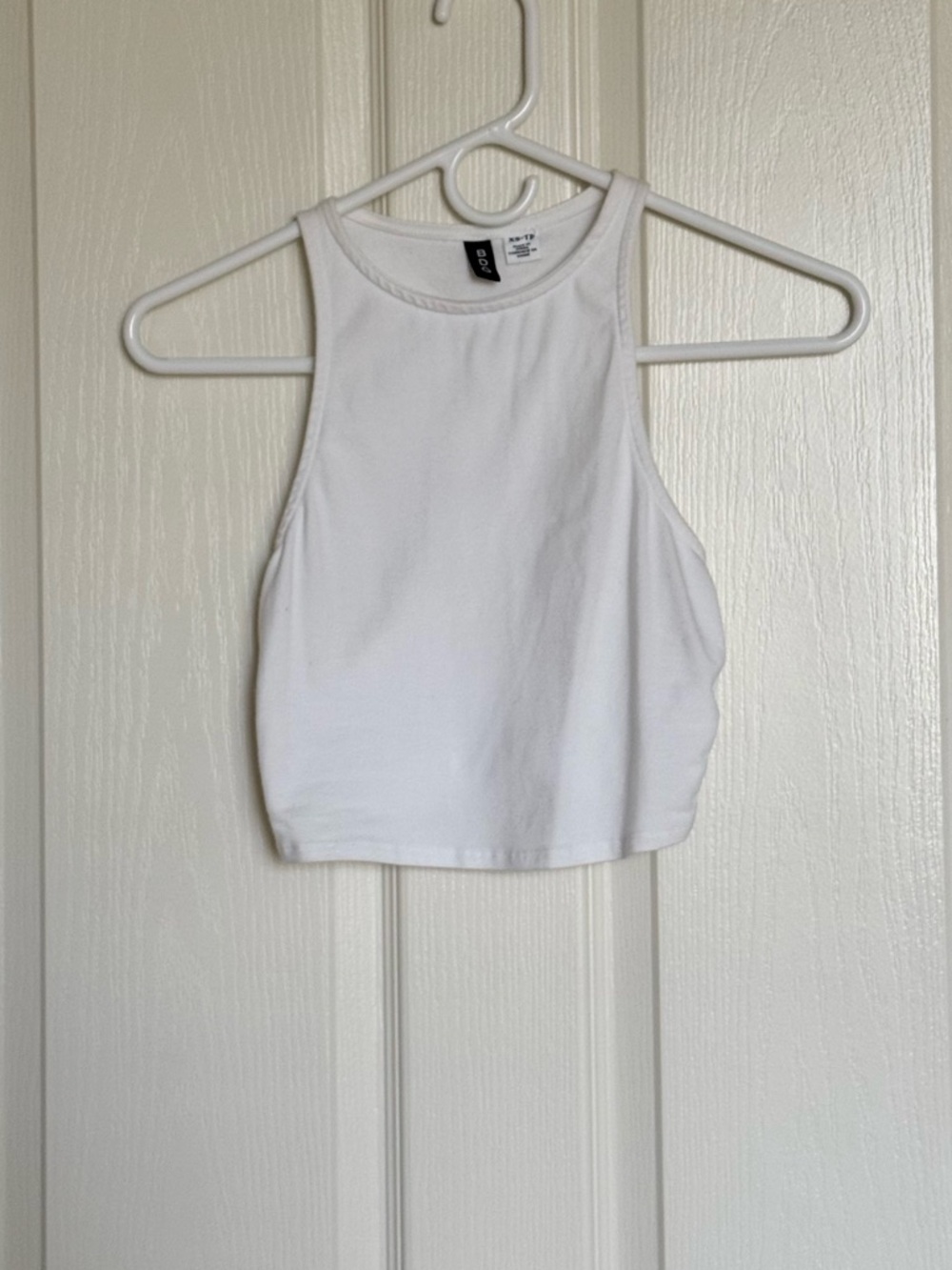 BDG : White Cropped Tank Top - Women's - Size XS